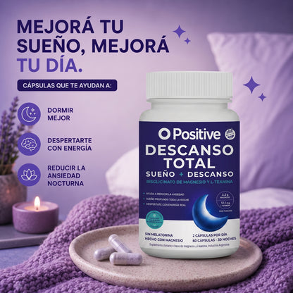 Descanso Total - Bisglicinato de Magnesio + Sueño Reparador