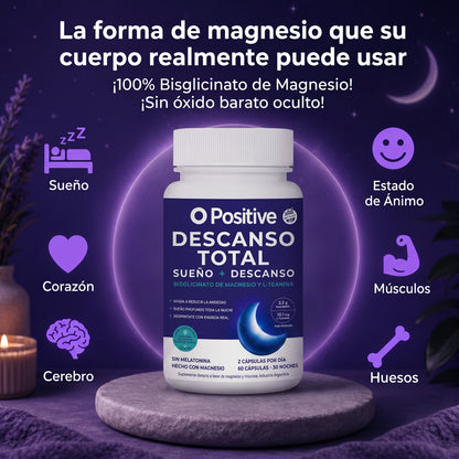 Descanso Total - Bisglicinato de Magnesio + Sueño Reparador