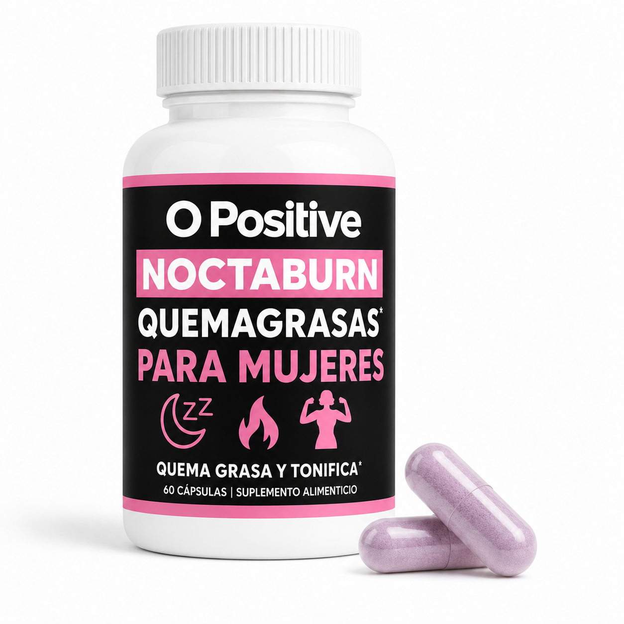 Noctaburn | Cápsulas quemadoras de grasa nocturnas para la menopausia