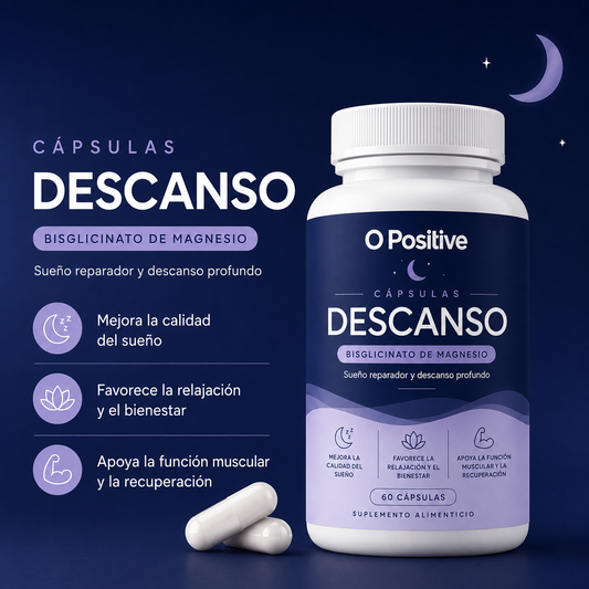 Capsulas Descanso - Bisglicinato de Magnesio + Sueño Reparador