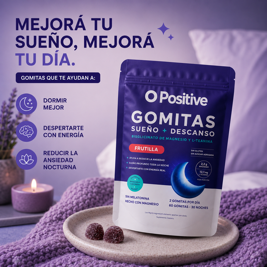 Gomitas Descanso Total - Bisglicinato de Magnesio + Sueño Reparador