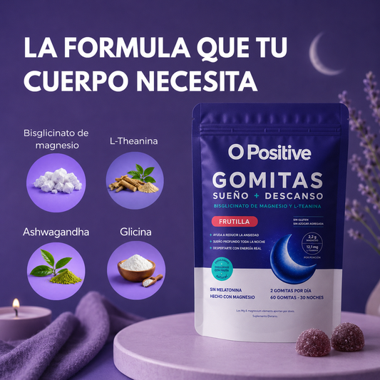 Gomitas Descanso Total - Bisglicinato de Magnesio + Sueño Reparador