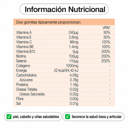Gomitas de colágeno | O-Positive