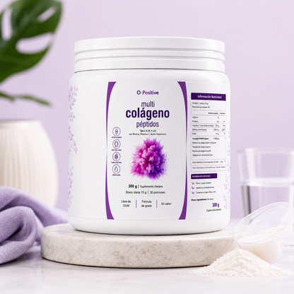 Polvo de Colágeno Múltiple l O-Positive