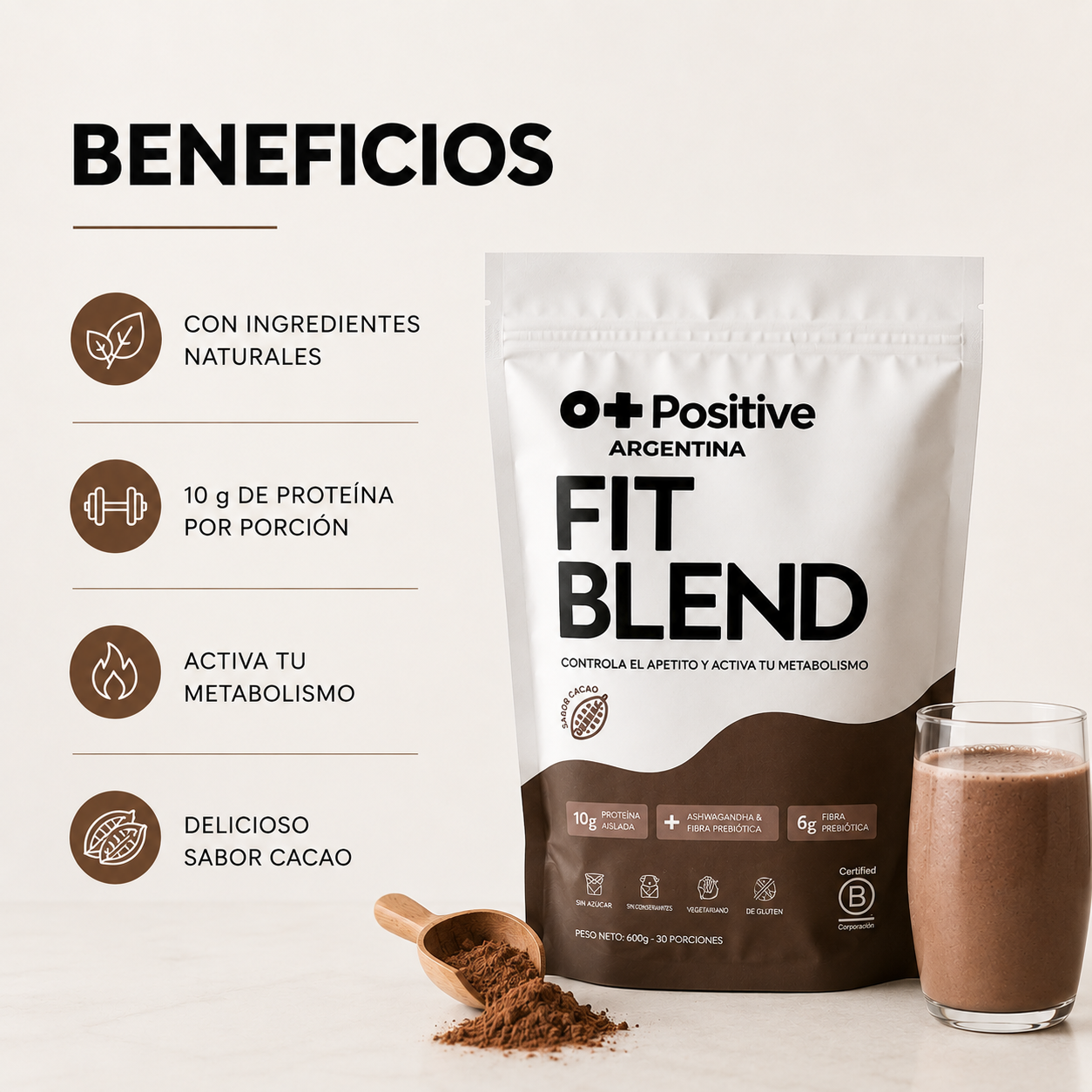 FIT BLEND - Controla el apetito y baja de peso sin perder músculo