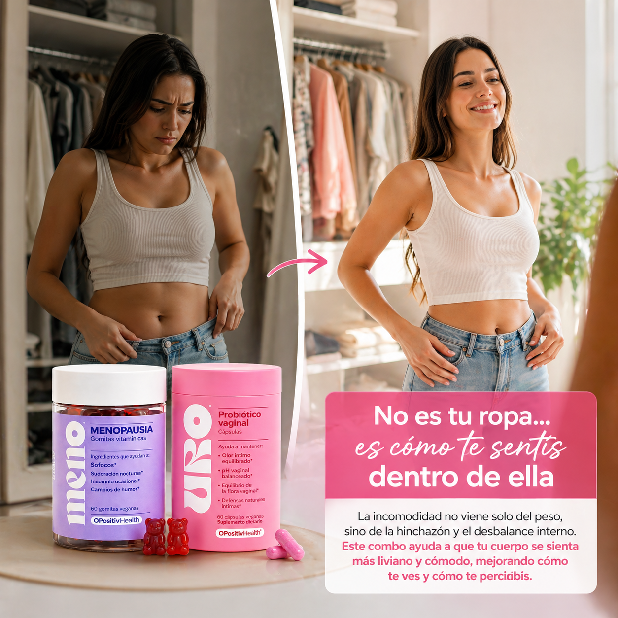Pack Bienestar Íntimo Completo l URO + MENO (gummies)