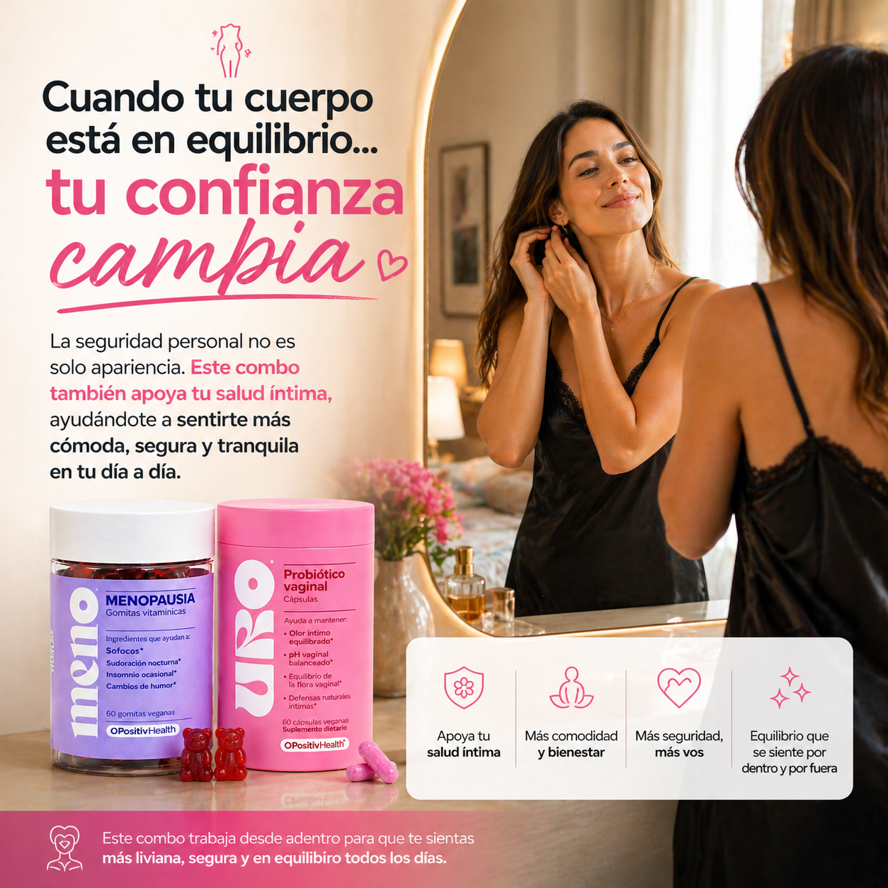 Pack Bienestar Íntimo Completo l URO + MENO (gummies)