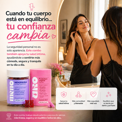 Pack Bienestar Íntimo Completo l URO + MENO (gummies)