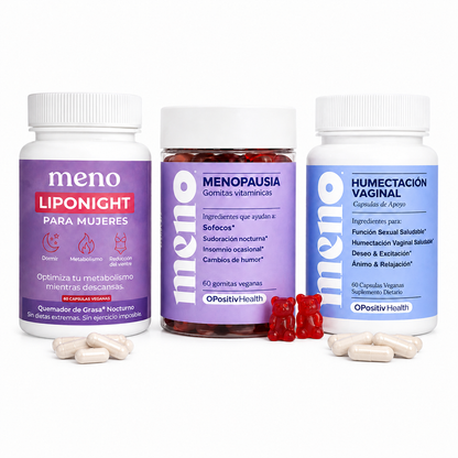 Pack Transformación Completa l MENO (gummies) + Liponight + Moisture