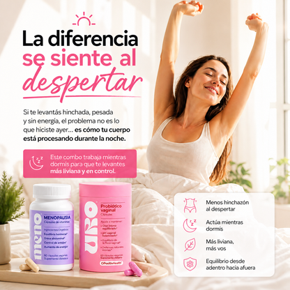Pack Bienestar Íntimo Completo l URO + MENO (cápsulas)
