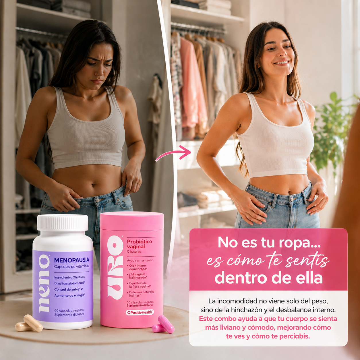 Pack Bienestar Íntimo Completo l URO + MENO (cápsulas)