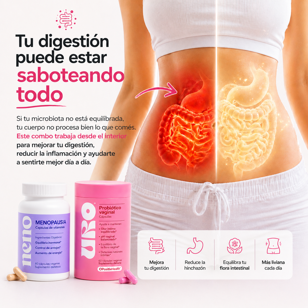 Pack Bienestar Íntimo Completo l URO + MENO (cápsulas)