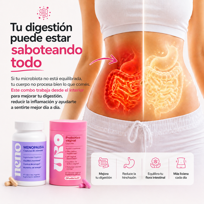 Pack Bienestar Íntimo Completo l URO + MENO (cápsulas)