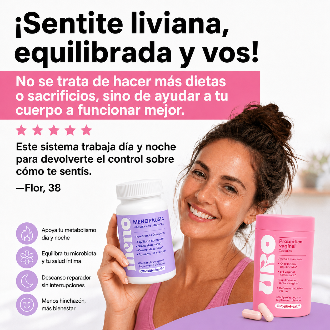 Pack Bienestar Íntimo Completo l URO + MENO (cápsulas)