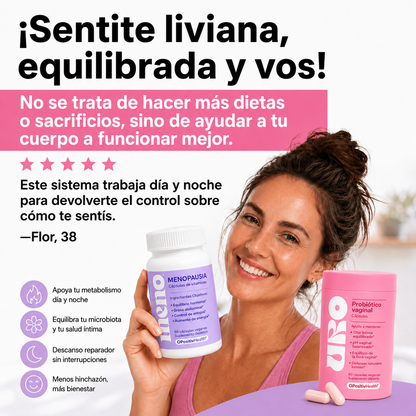 Pack Bienestar Íntimo Completo l URO + MENO (cápsulas)