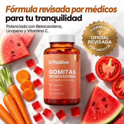 Gomitas Bronceadoras O Positive
