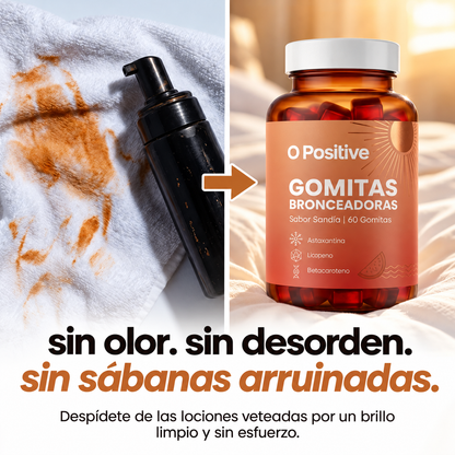Gomitas Bronceadoras O Positive