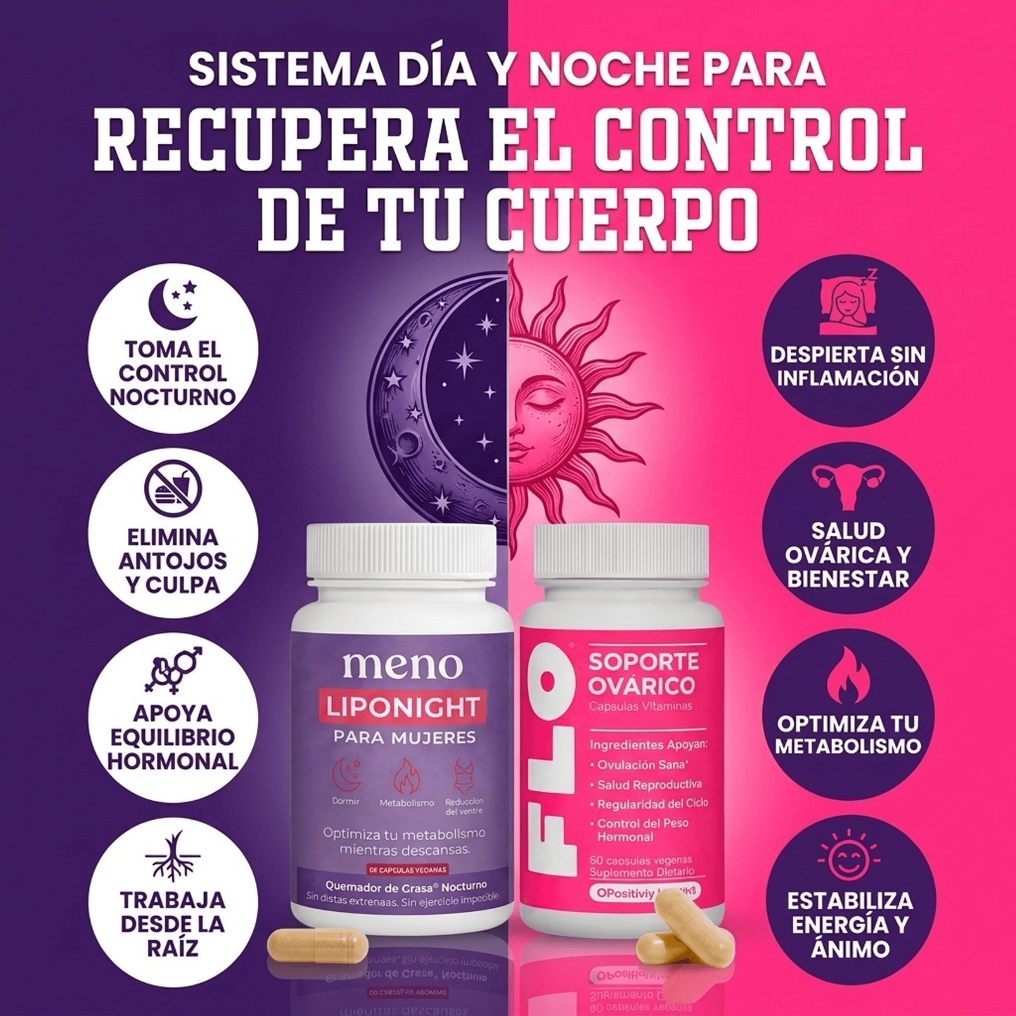 Pack Equilibrio total l Meno+FLO