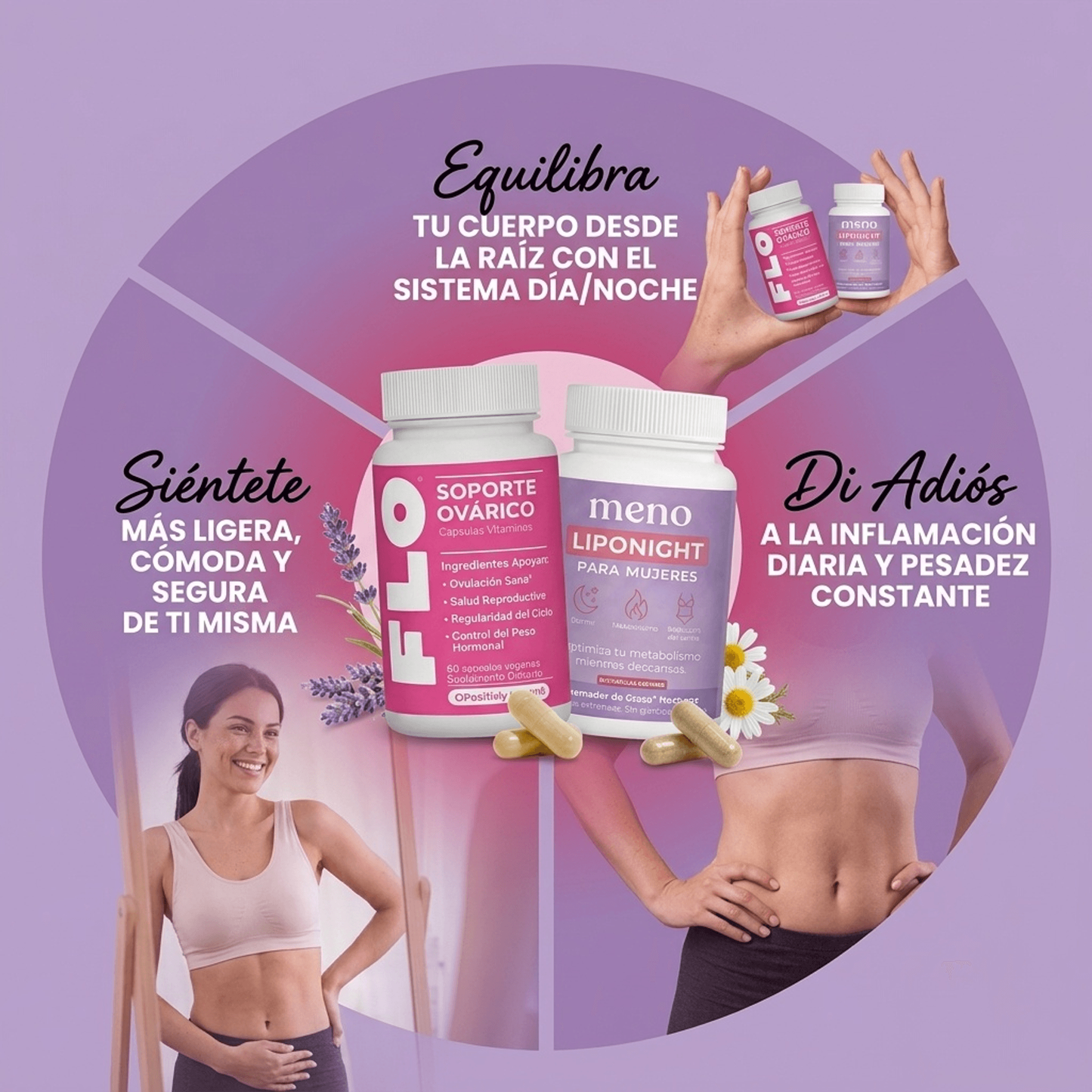 Pack Equilibrio total l Meno+FLO