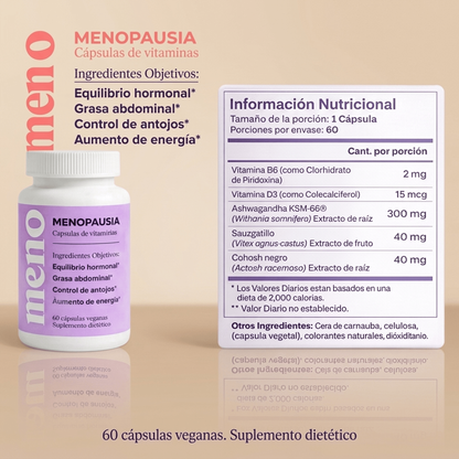 MENO® Pack | Cápsulas para adelgazar en la menopausia 24h