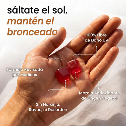 Gomitas Bronceadoras O Positive