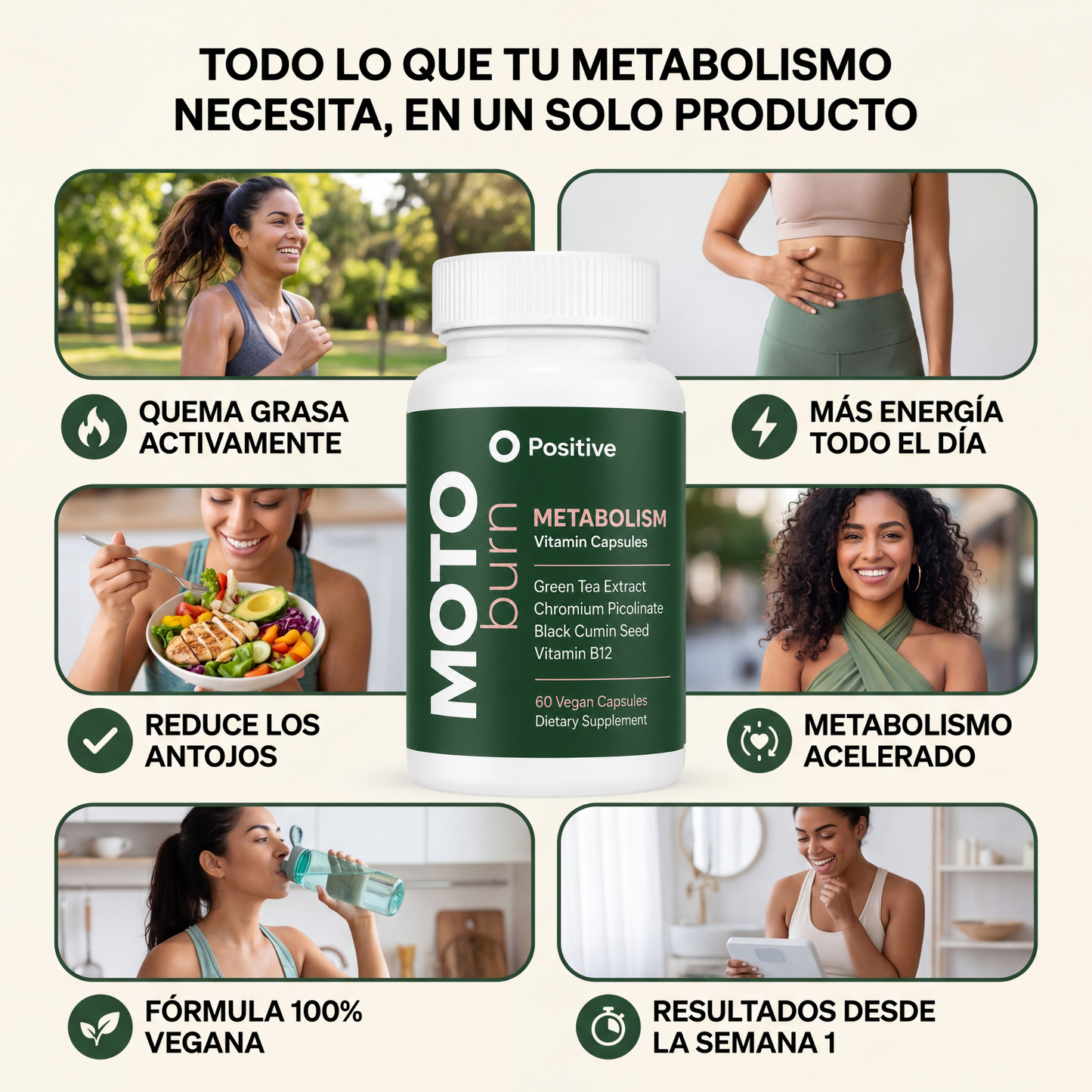 Capsulas Motoburn Metabolismo