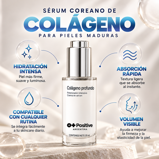 Sérum Coreano O Positive de Colágeno para Pieles Maduras