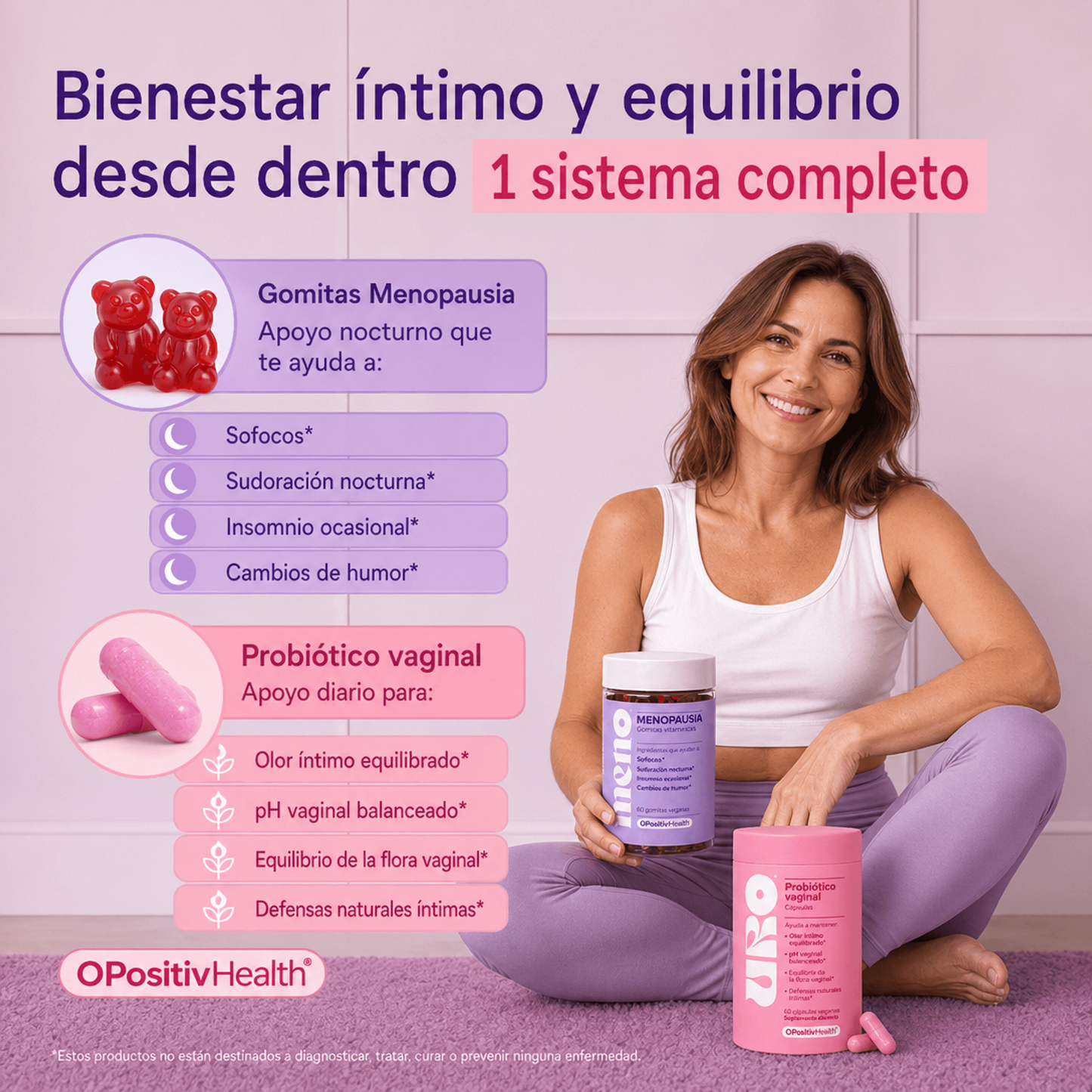 Pack Bienestar Íntimo Completo l URO + MENO (gummies)