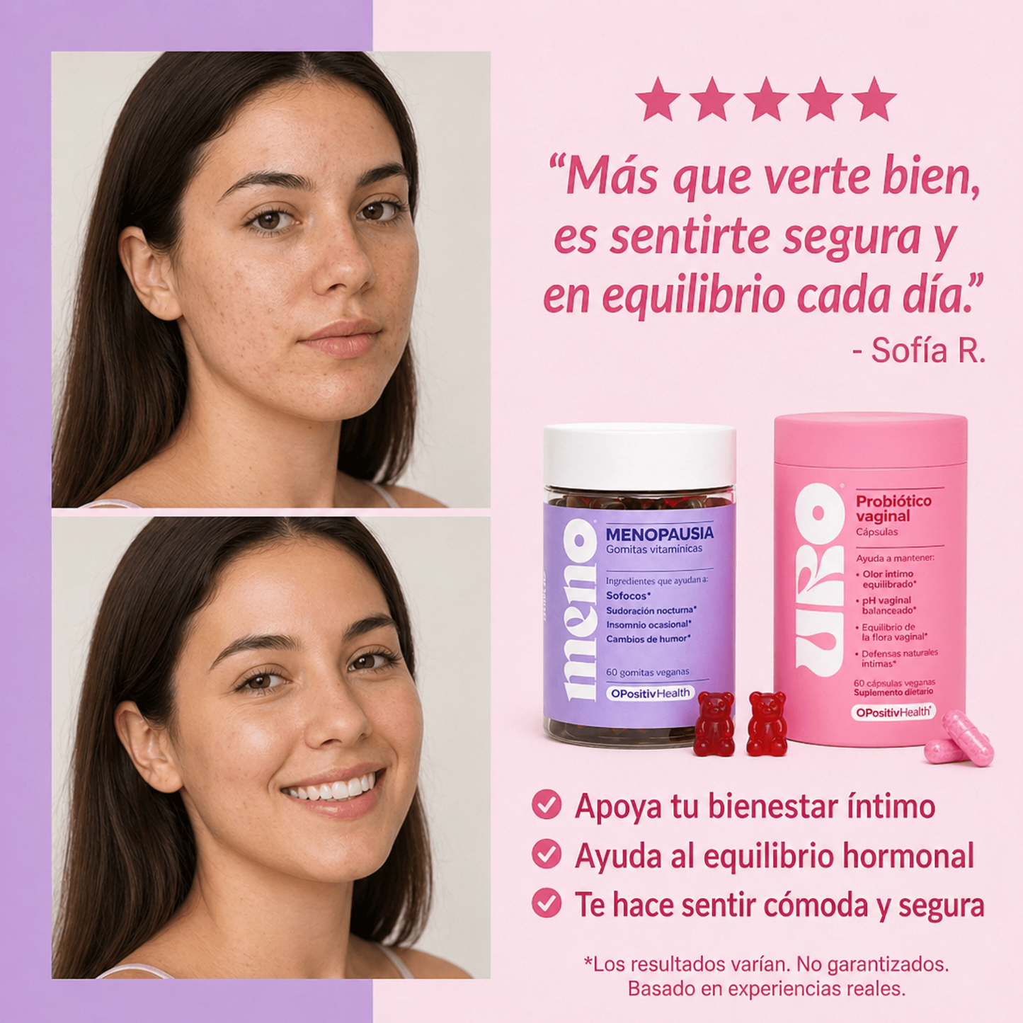 Pack Bienestar Íntimo Completo l URO + MENO (gummies)