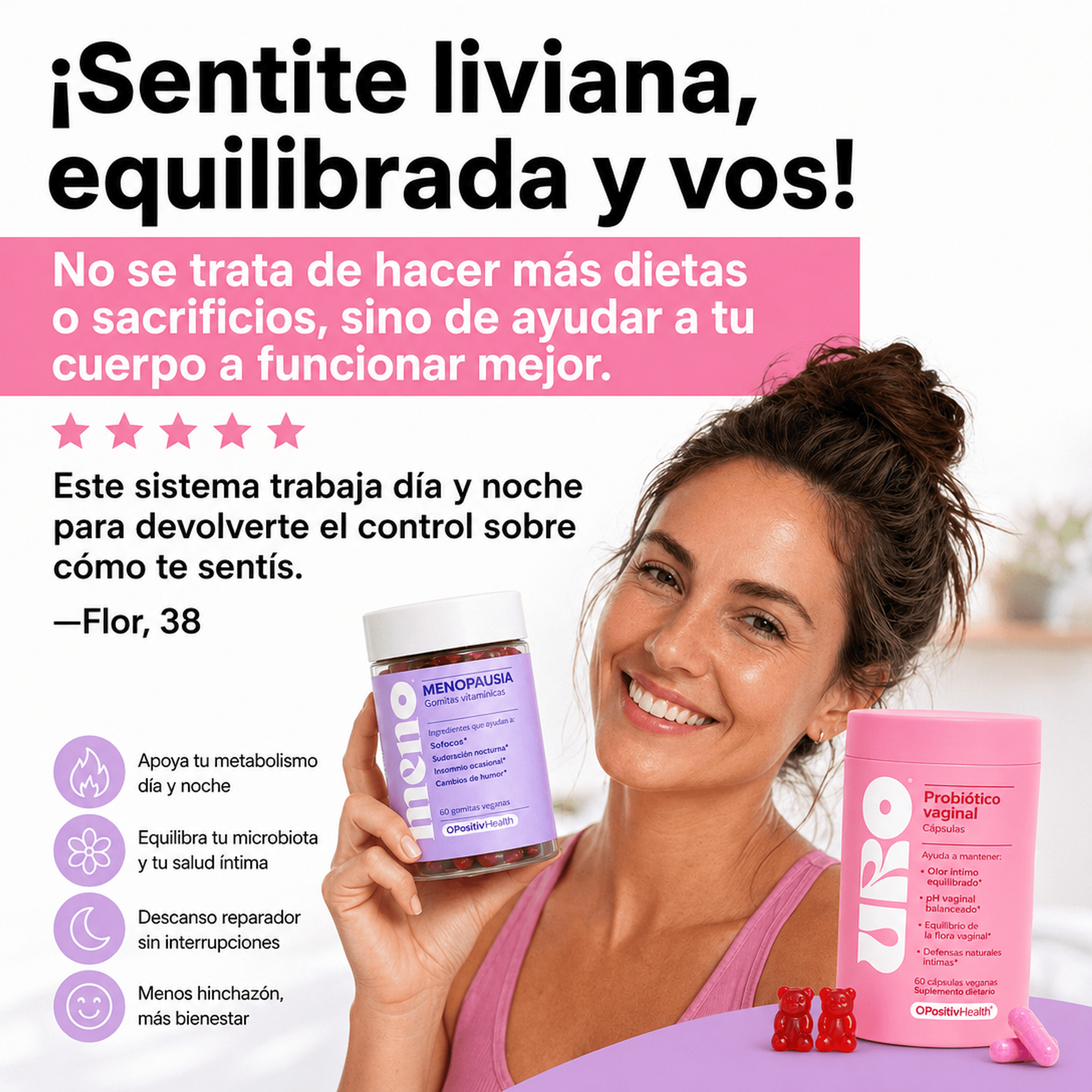 Pack Bienestar Íntimo Completo l URO + MENO (gummies)