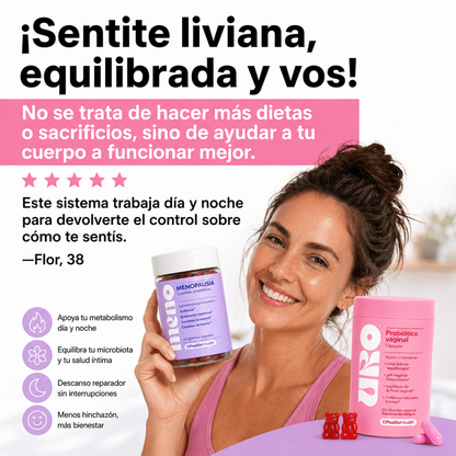 Pack Bienestar Íntimo Completo l URO + MENO (gummies)