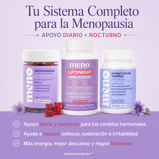 Pack Transformación Completa l MENO (gummies) + Liponight + Moisture