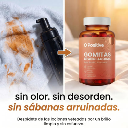 Gomitas Bronceadoras O Positive