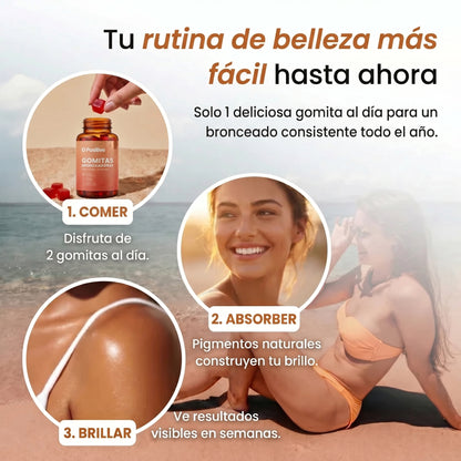 Gomitas Bronceadoras O Positive