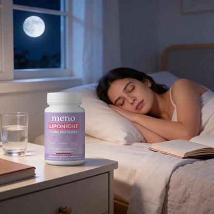 MENO® Liponight | Cápsulas quemadoras nocturnas para la menopausia