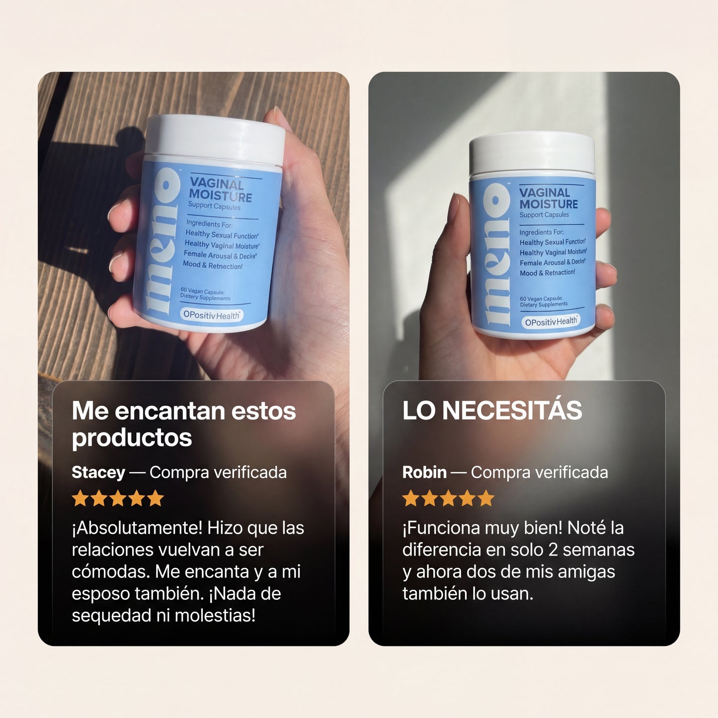 MENO Moisture® | Cápsulas para la hidratación vaginal