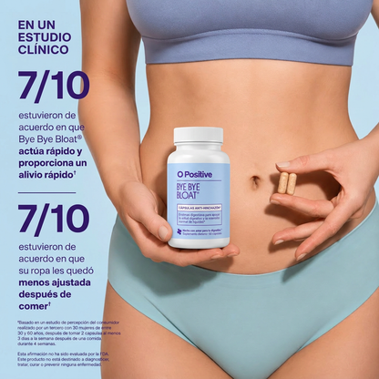 Bye Bye Bloat O Positive - Dile adiós a la hinchazón