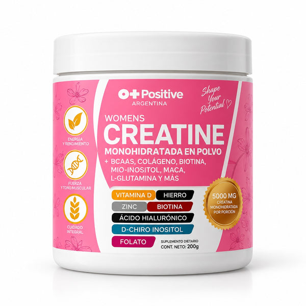 Creatina para Mujeres O Positive